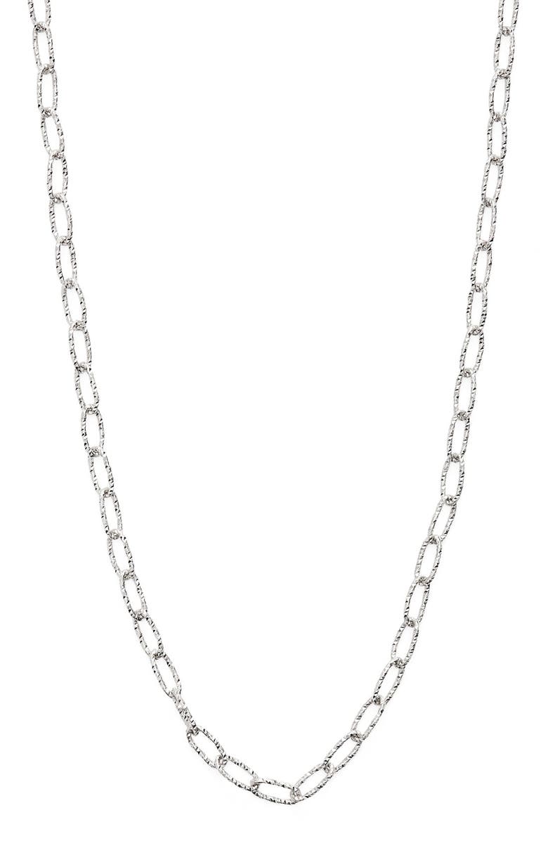 Bony Levy Textured Chain Long Necklace, Alternate, color, 