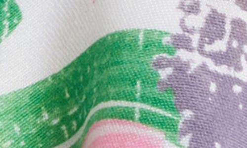 Area Stars Abstract Print Scarf In Green