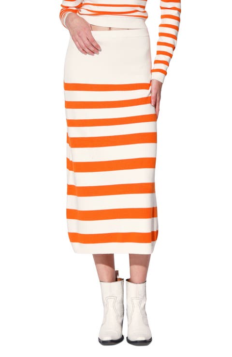 Lidia Stripe Skirt