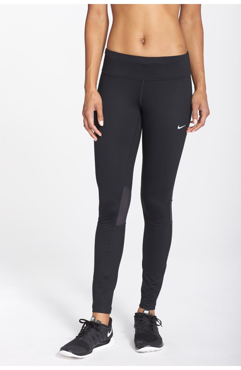 Nike 'Epic Run' Mesh Insert Dri-FIT Tights, Alternate, color, 