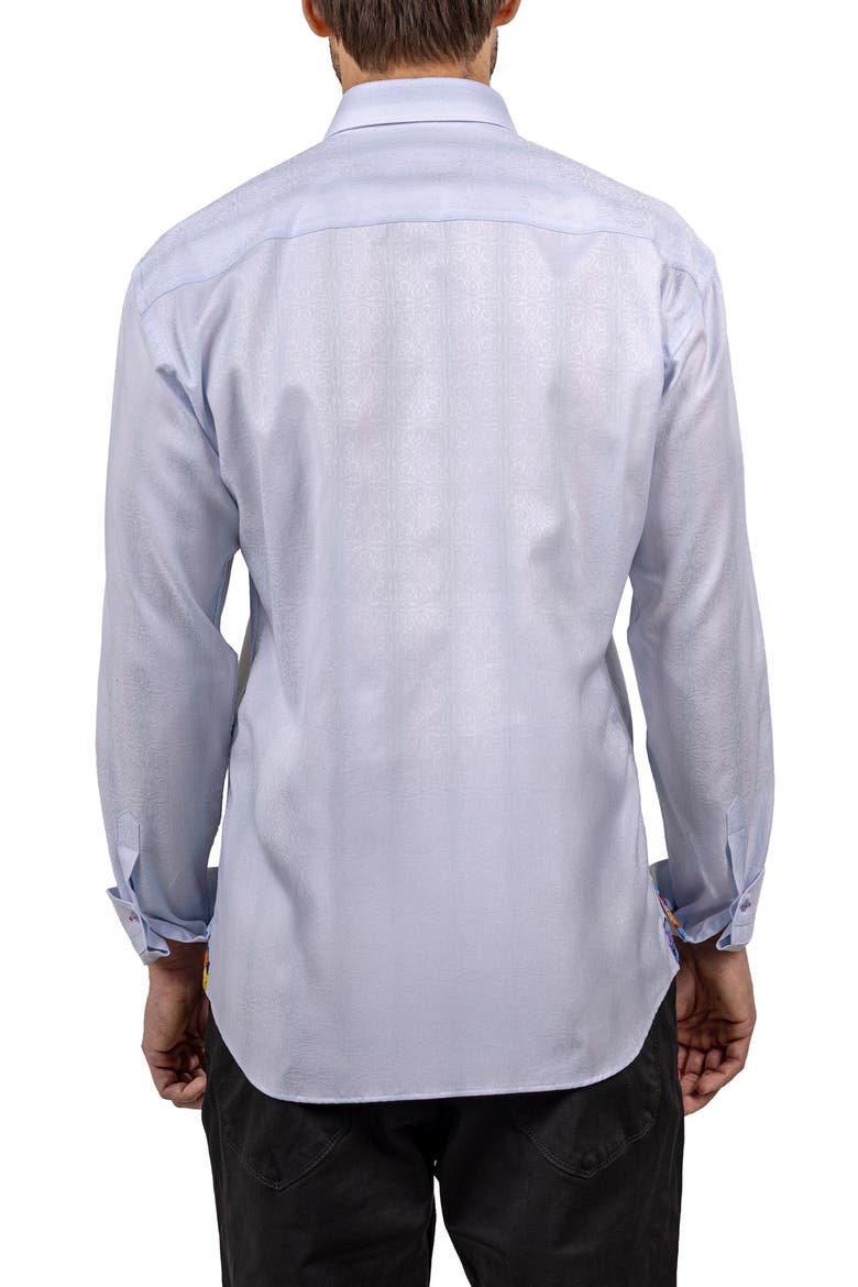 Fibonacci Ascension 0075 Contemporary Fit Button-Up Shirt, Alternate, color, WHITE MULTI