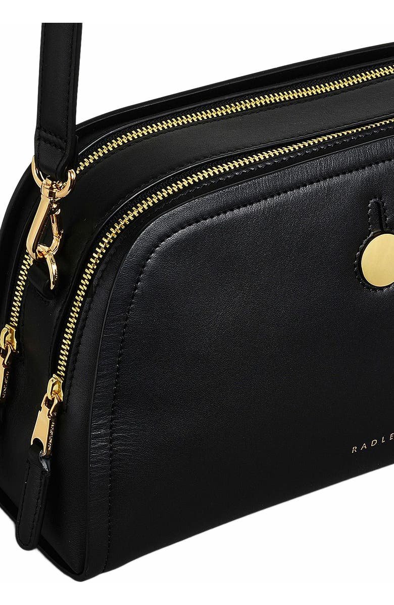 Radley Bathurst Mews Small Ziptop Crossbody Bag, Alternate, color, Black