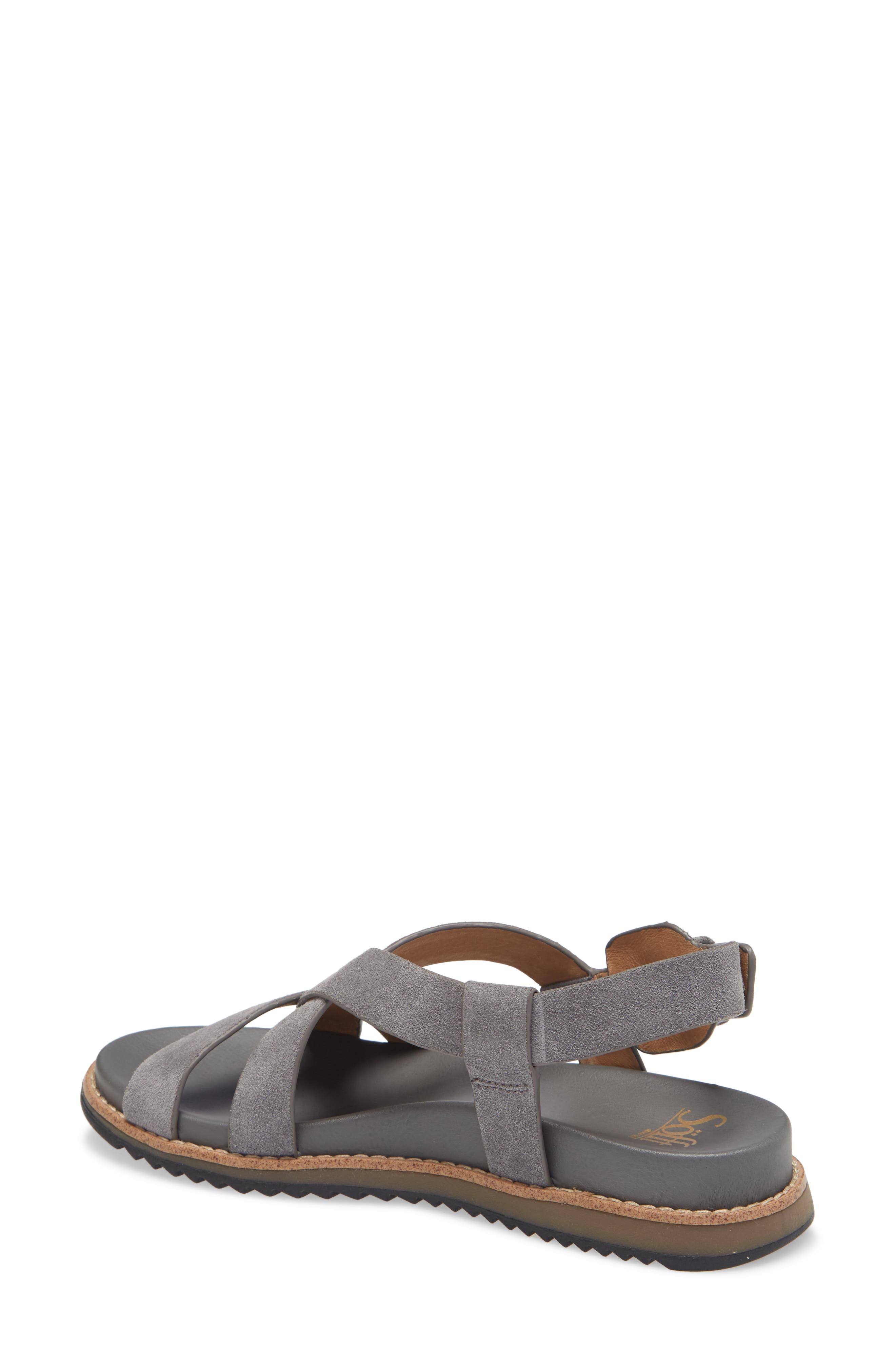 Fairbrook Sandal, Alternate, color, STEEL GREY