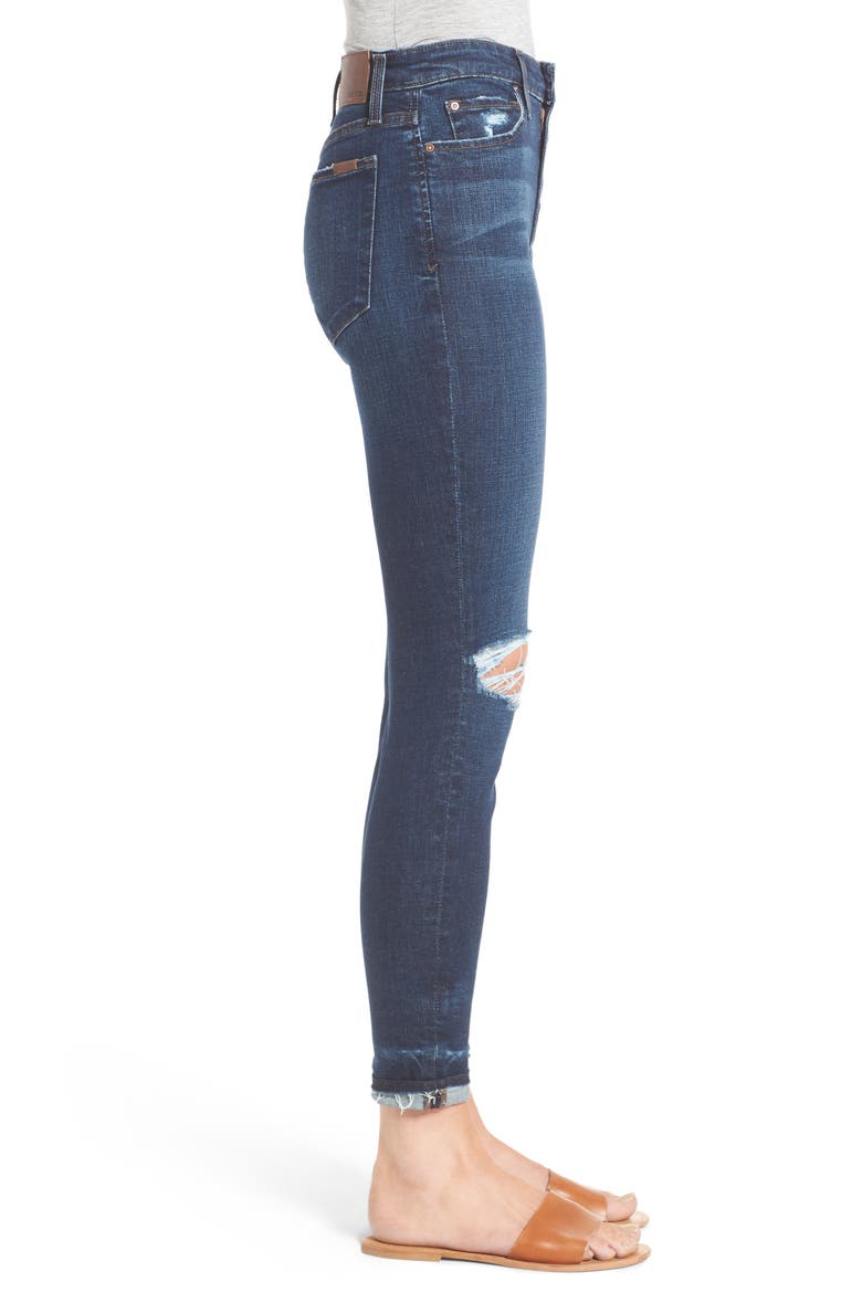 Flawless - Charlie Markie High Rise Crop Skinny Jeans, Alternate, color, KENNIDE
