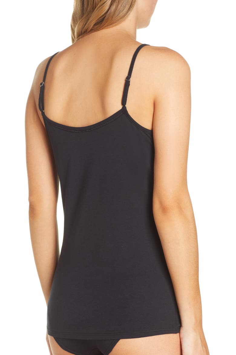 Cotton Sensation Camisole, Alternate, color, BLACK
