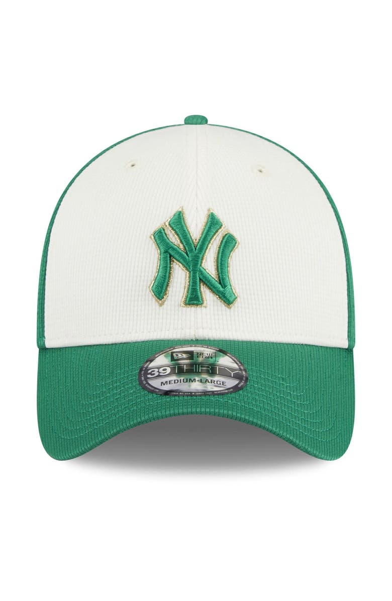 New Era Men's New Era White/Green New York Yankees 2024 St. Patrick's Day 39THIRTY Flex Fit Hat, Alternate, color,