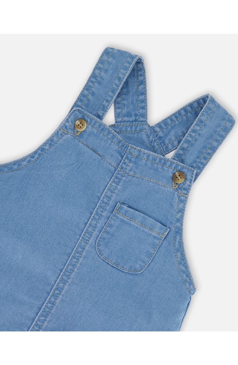 Deux par Deux Baby Boy's Light Soft Denim Overalls Jeans Blue, Alternate, color, 