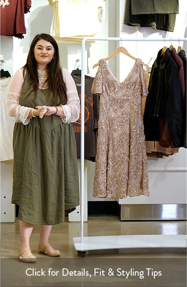 Sequin Soutache Cocktail Dress, sales video thumbnail