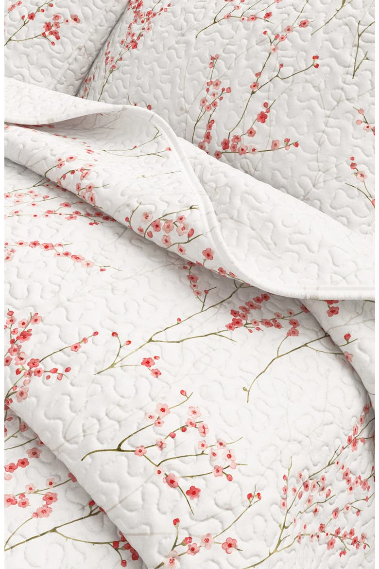 Wildflower Quilt Set, Alternate, color, CHERRY BLOSSOMS