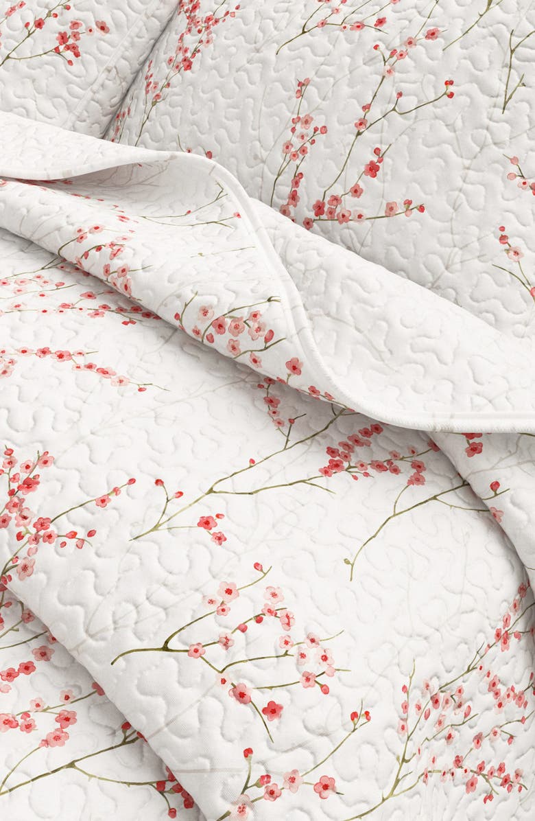 Woven & Weft Wildflower Quilt Set, Alternate, color, Cherry Blossoms