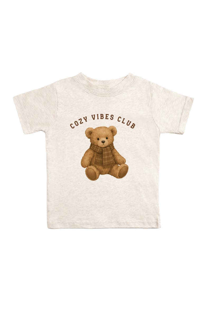 Cozy Teddy Short Sleeve T-Shirt, Main, color, Natural Heather