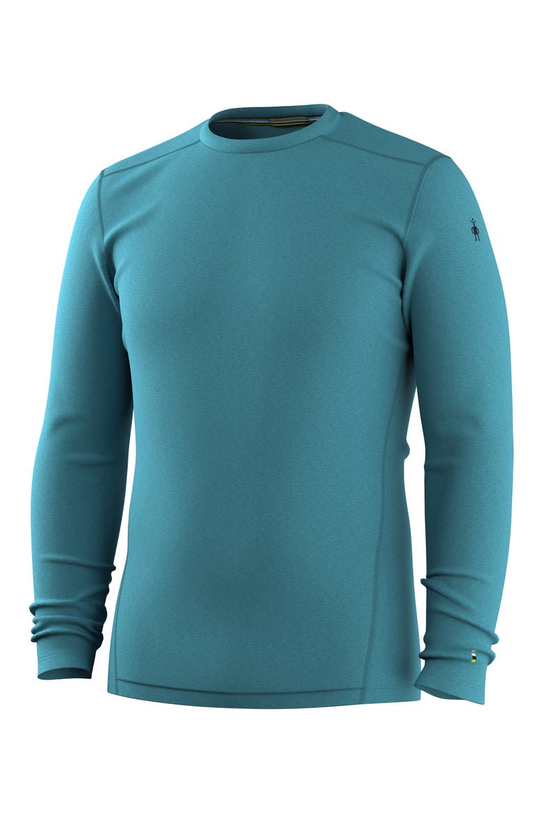 Classic Thermal Merino Wool Blend T-Shirt, Alternate, color, MINERAL BLUE HEATHER