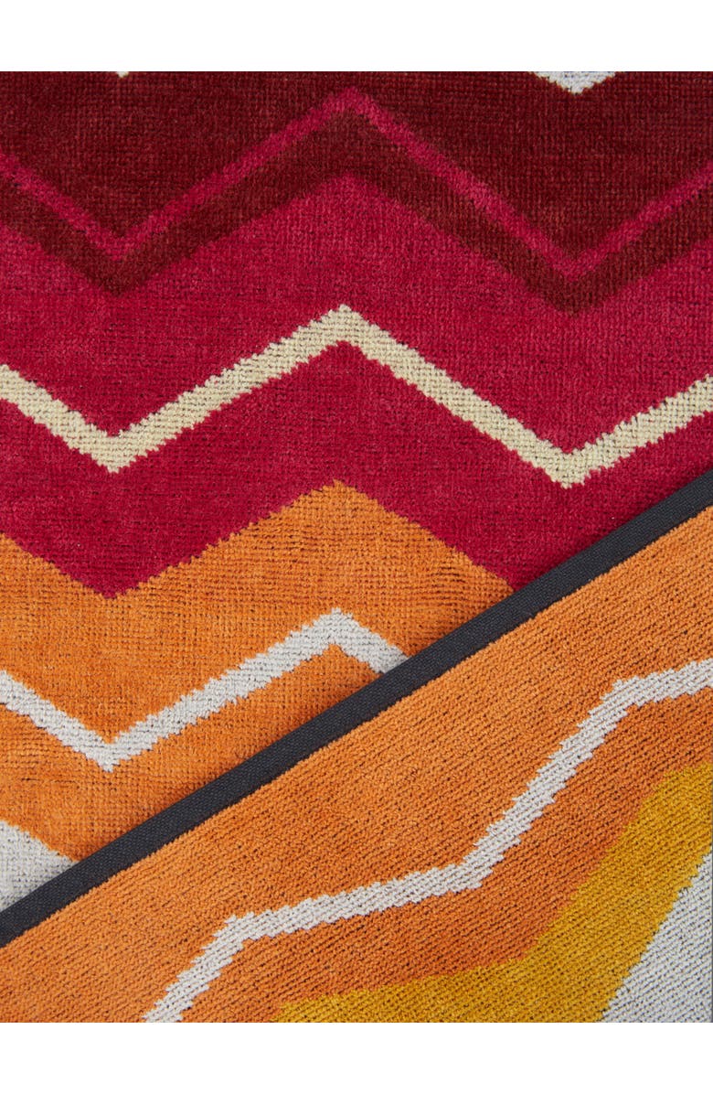 Missoni Home Hugo Beach Towel 100x180, Alternate, color, Orange