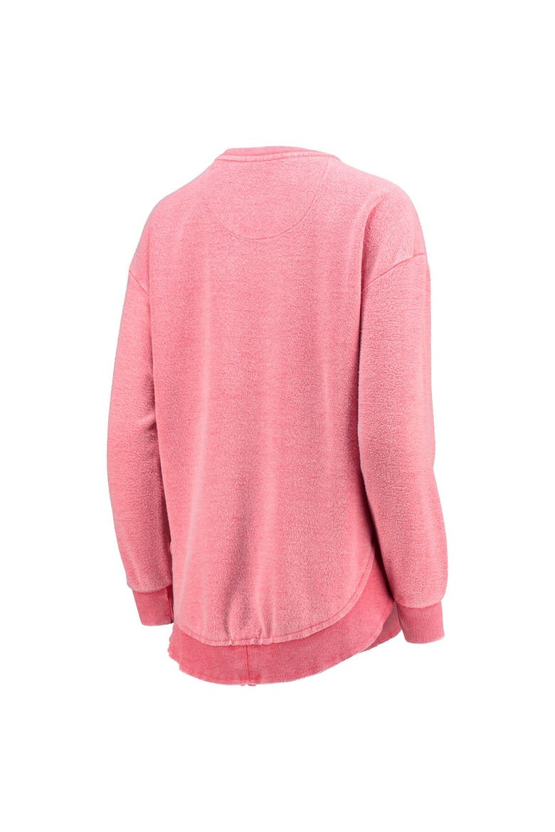 Women's Pressbox Red Georgia Bulldogs Ponchoville Pullover Sweatshirt, Alternate, color, Red