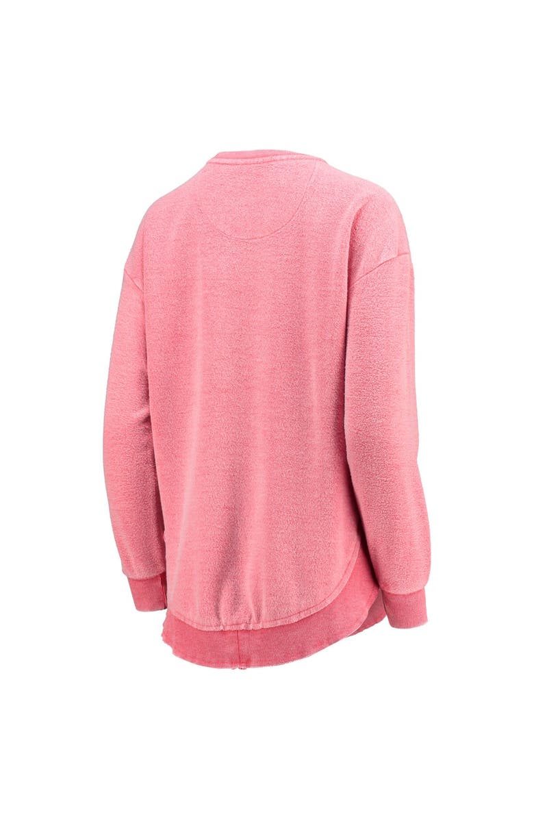 PRESSBOX Women's Pressbox Red Georgia Bulldogs Ponchoville Pullover Sweatshirt, Alternate, color, Red