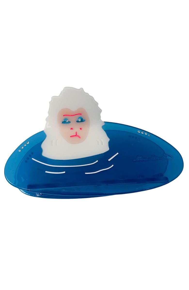 Centinelle Snow Monkey Hair Claw, Main, color, Blue