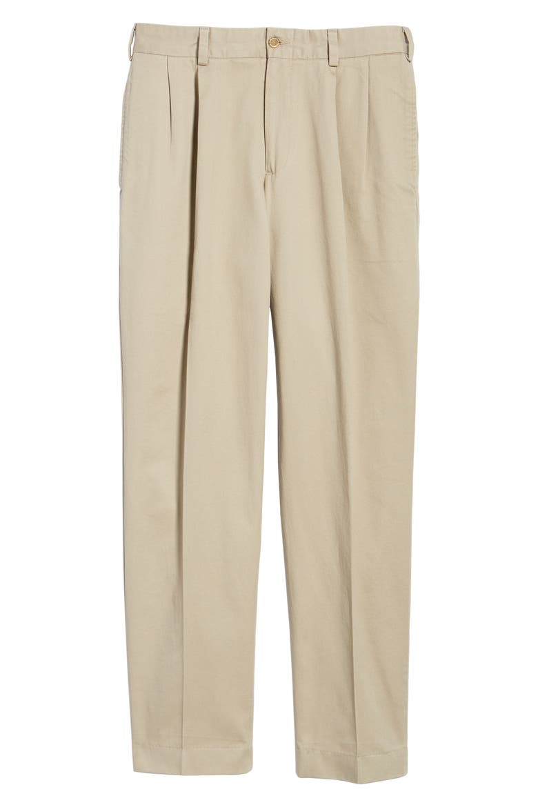 M2 Classic Fit Pleated Vintage Twill Pants, Alternate, color, KHAKI