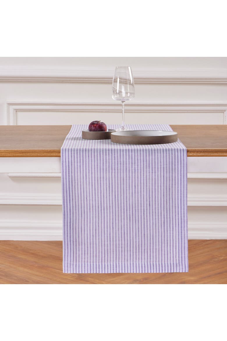 Solino Home Narrow Stripe Linen Table Runner | Nordstrom