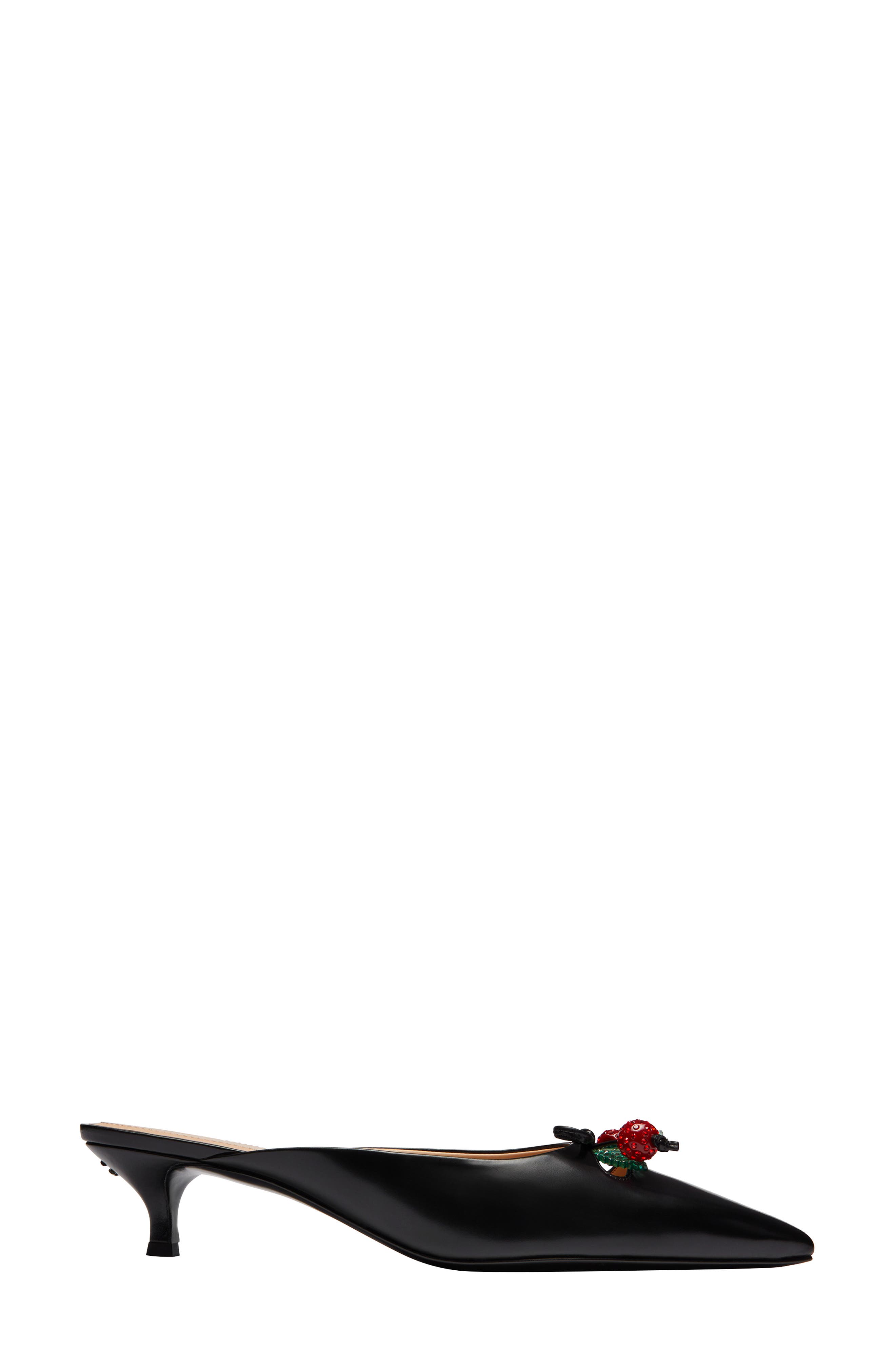 COACH Runway Pointed Toe Kitten Heel Mule, Alternate, color, 