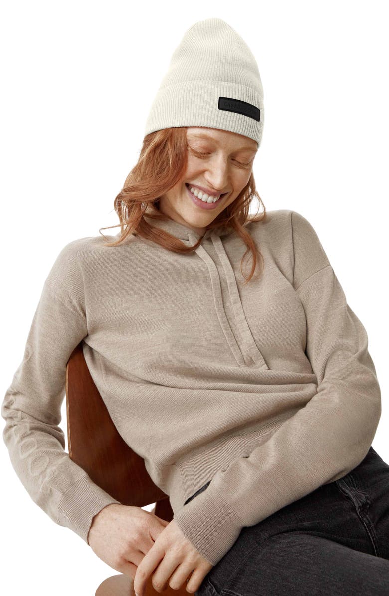 Canada Goose Lightweight Recycled Cashmere & Wool Beanie, Alternate, color, 