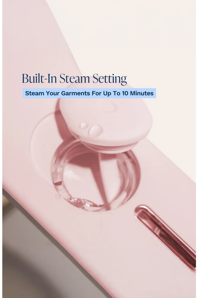 The Nori Press Steam Handheld Steamer & Iron, Alternate, color, PINK TONES