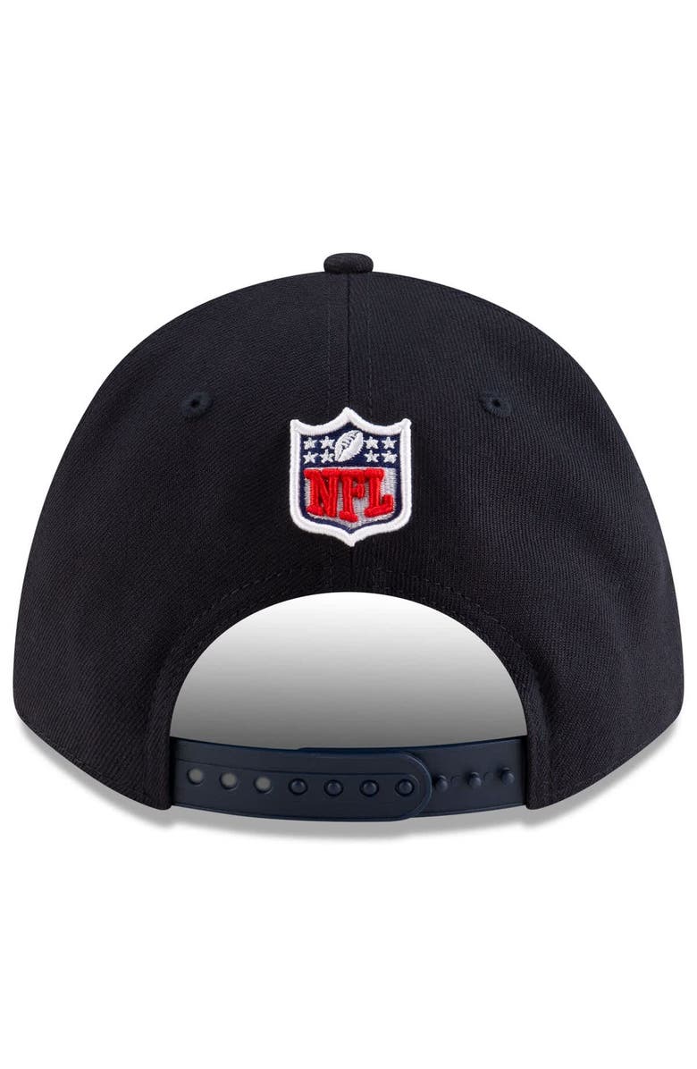 New Era Men's New Era Pitch Blue Miami Dolphins 2025 Rivalries Collection Sideline A-Frame 9FORTY Adjustable Hat, Alternate, color, Navy