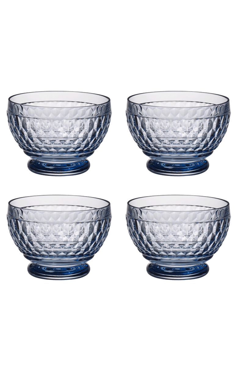 Villeroy & Boch Boston coloured Set of 4 Individual Bowl, Main, color, Blue