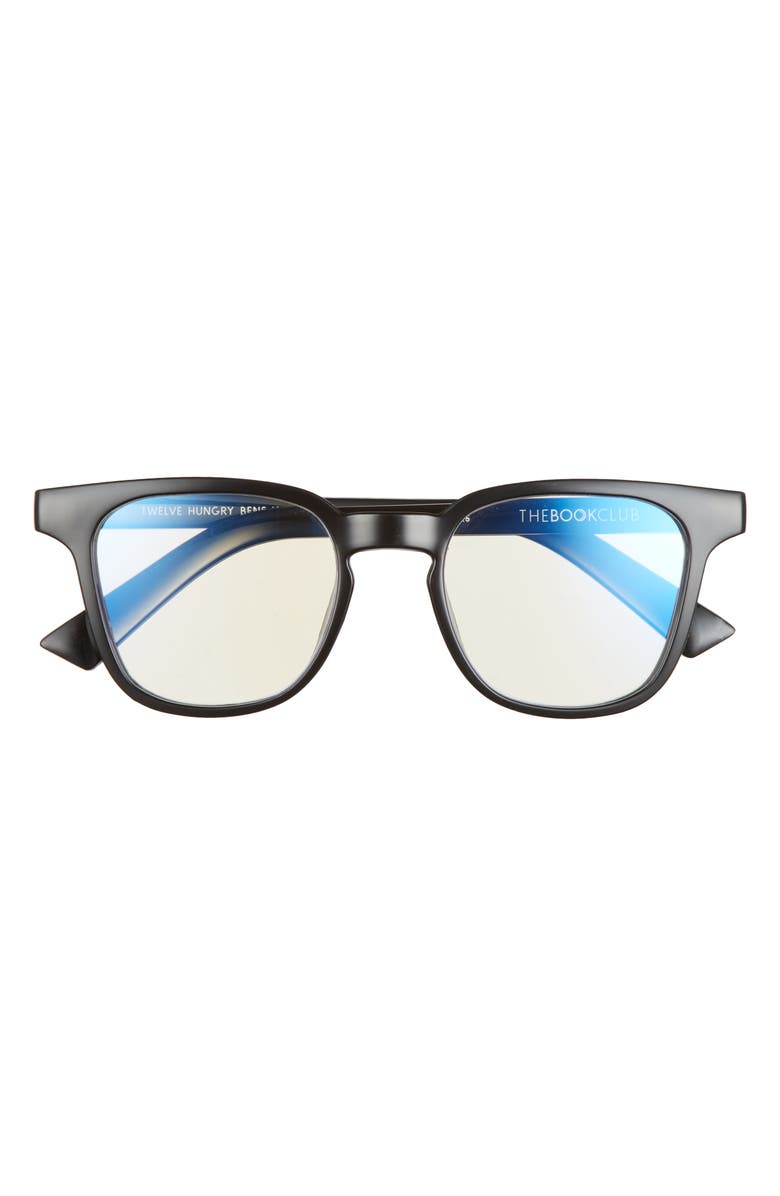 The Book Club Twelve Hungry Bens 53mm Blue Light Blocking Reading Glasses, Main, color,