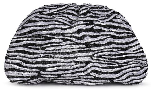 Aya Sequined Frame Clutch