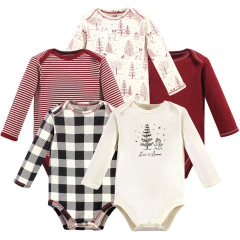 Organic Cotton Long-Sleeve Bodysuits