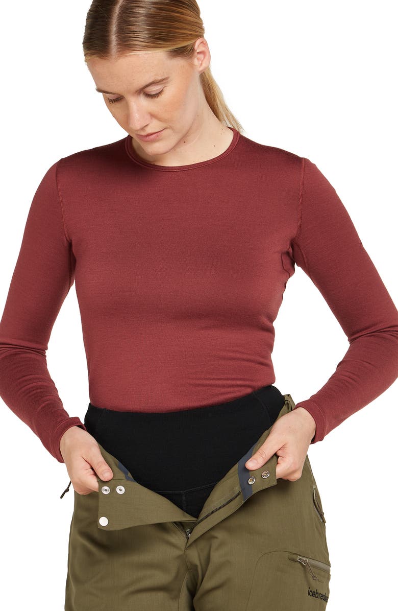 Icebreaker 260 Tech High Waist Merino Wool Base Layer Leggings, Alternate, color,