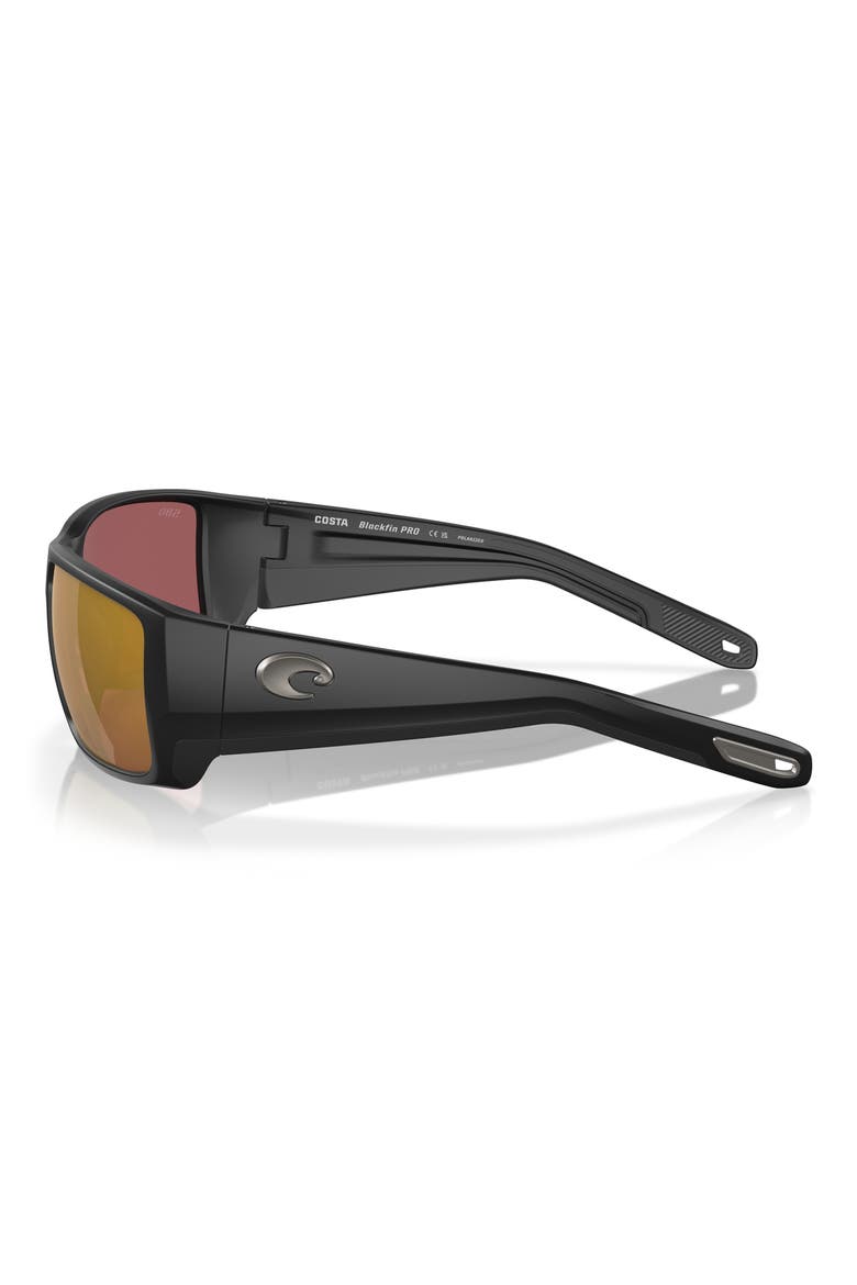 Fantail PRO 60mm Polarized Sunglasses, Alternate, color, MATTE BLACK/ GOLD MIRROR 580G