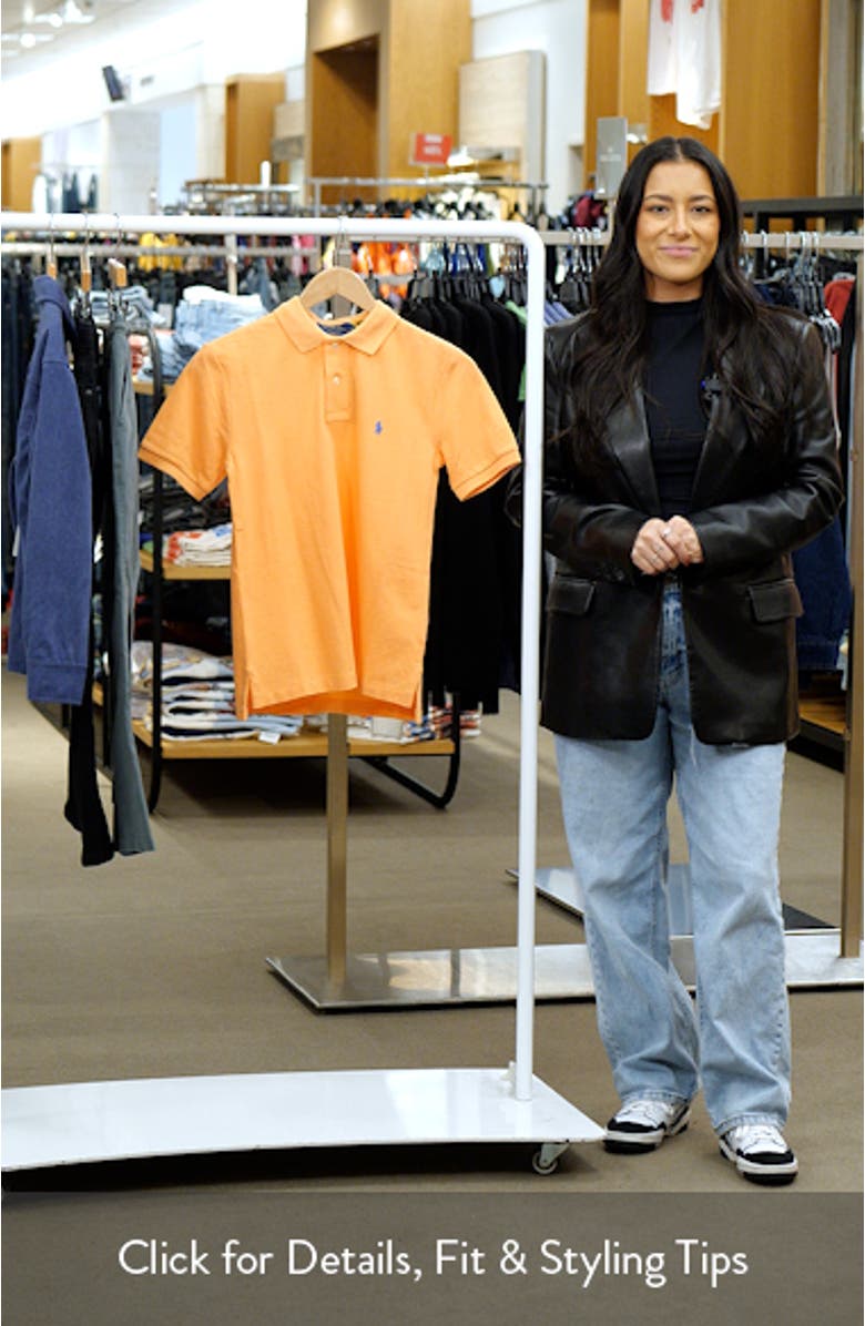 Kids' Solid Cotton Piqué Polo, sales video thumbnail