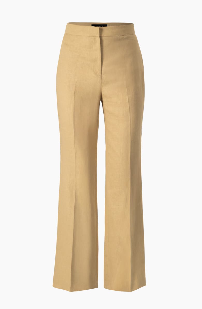 IVONNE Linen Straight Leg Wide Pants, Alternate, color, Beige