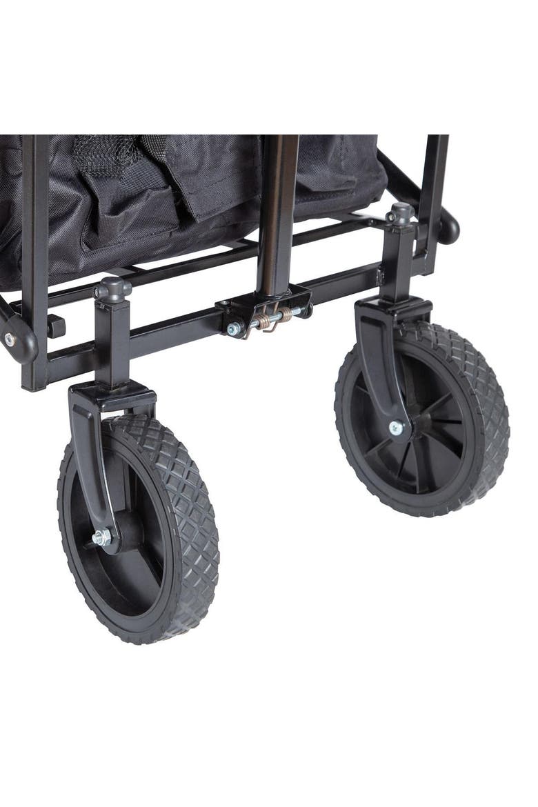 Folding Equipment Wagon, Alternate, color, Black