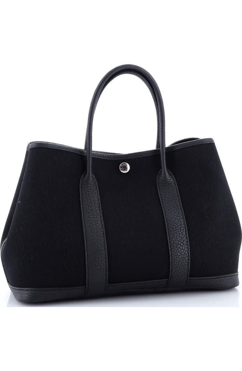 Pre-Owned Hermes Garden Party Tote Toile and Leather 30, Alternate, color,