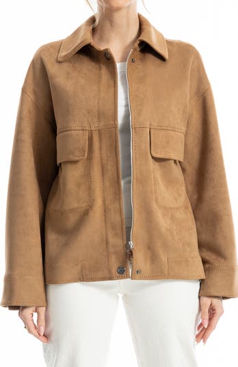 Faux Suede Jacket