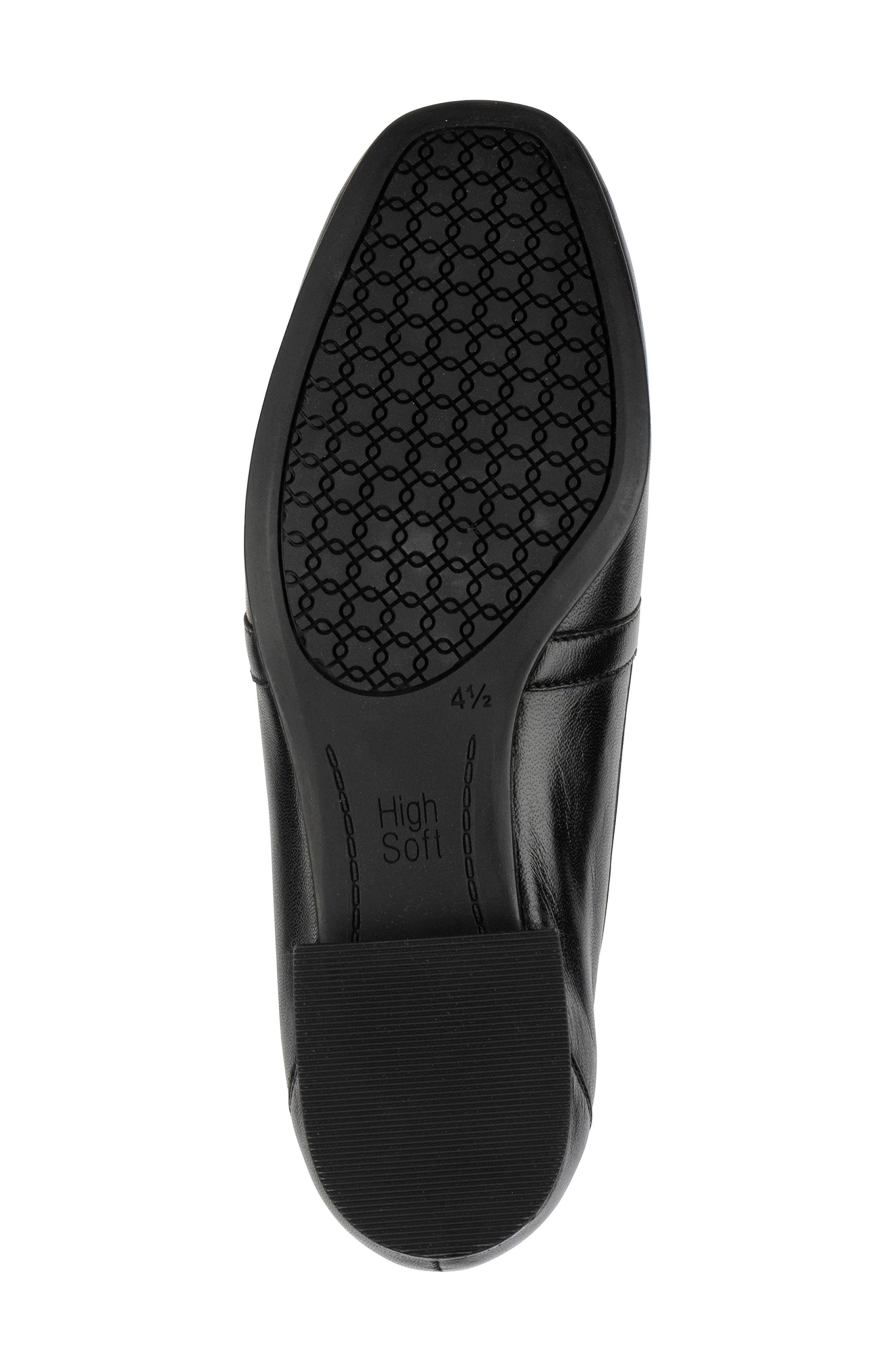 ara Lynda Rhinestone Loafer, Alternate, color, Black