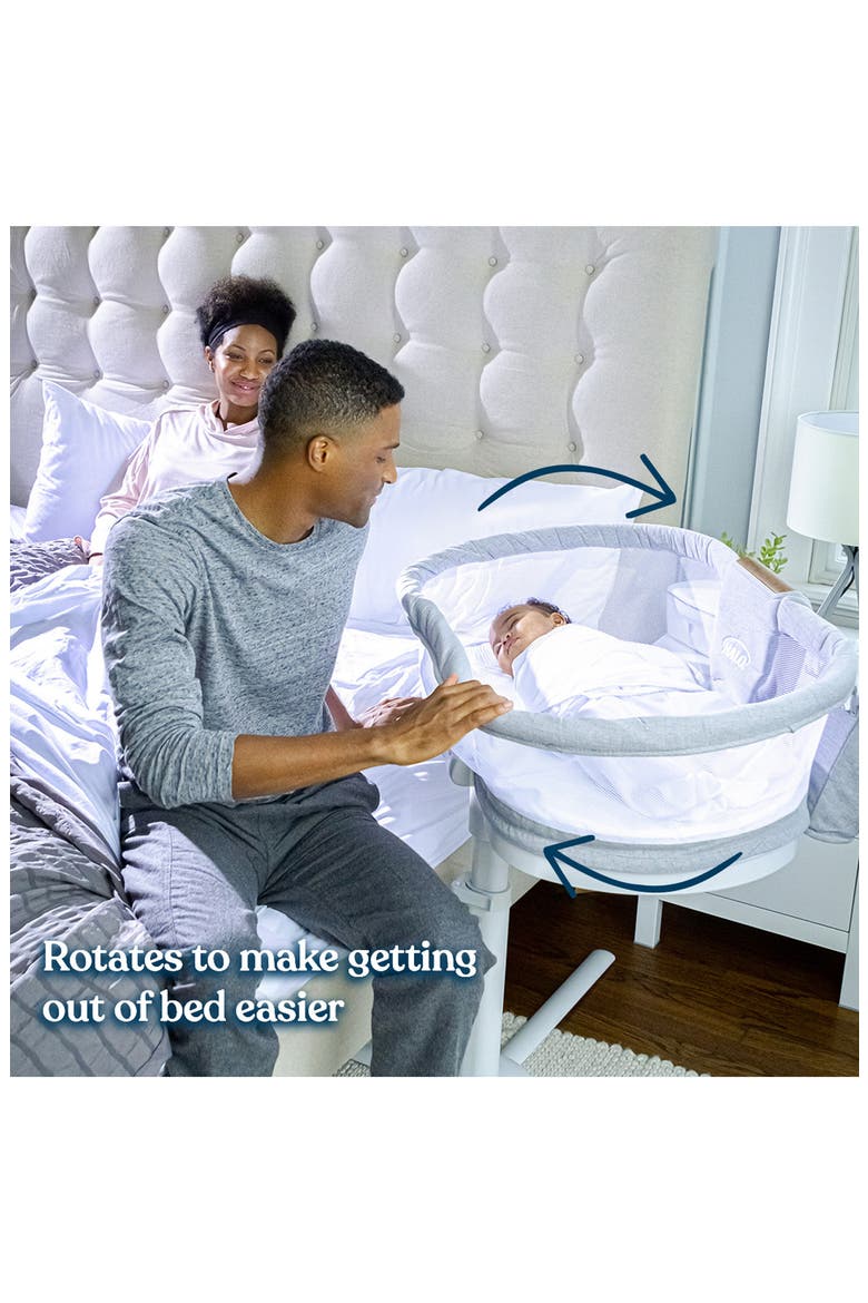 Halo® Bassinest™ LUXE Series Bedside Swivel Sleeper, Alternate, color, DOVE GRAY TWEED
