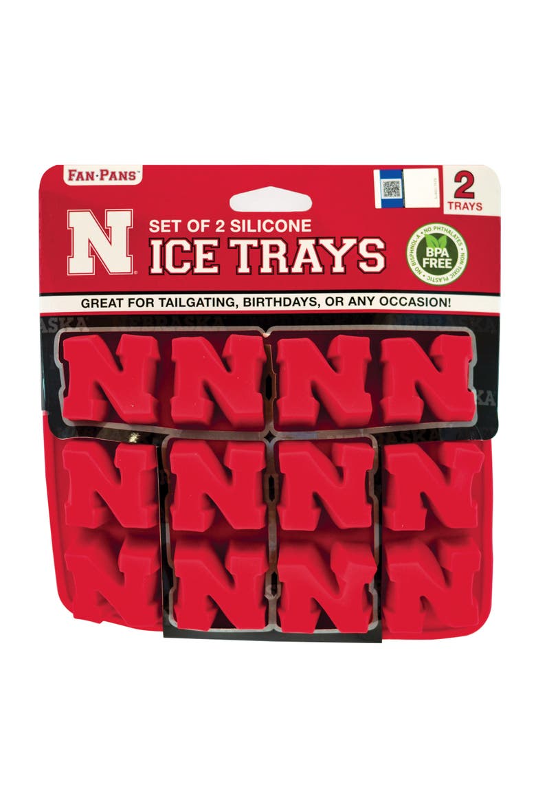 Nebraska Cornhuskers Ice Cube Tray, Main, color, Multicolor