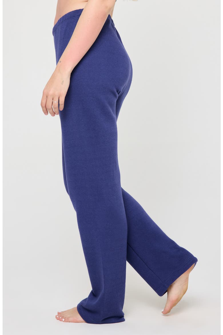 Joy Cotton & Modal Sweatpants, Alternate, color, INDIGO