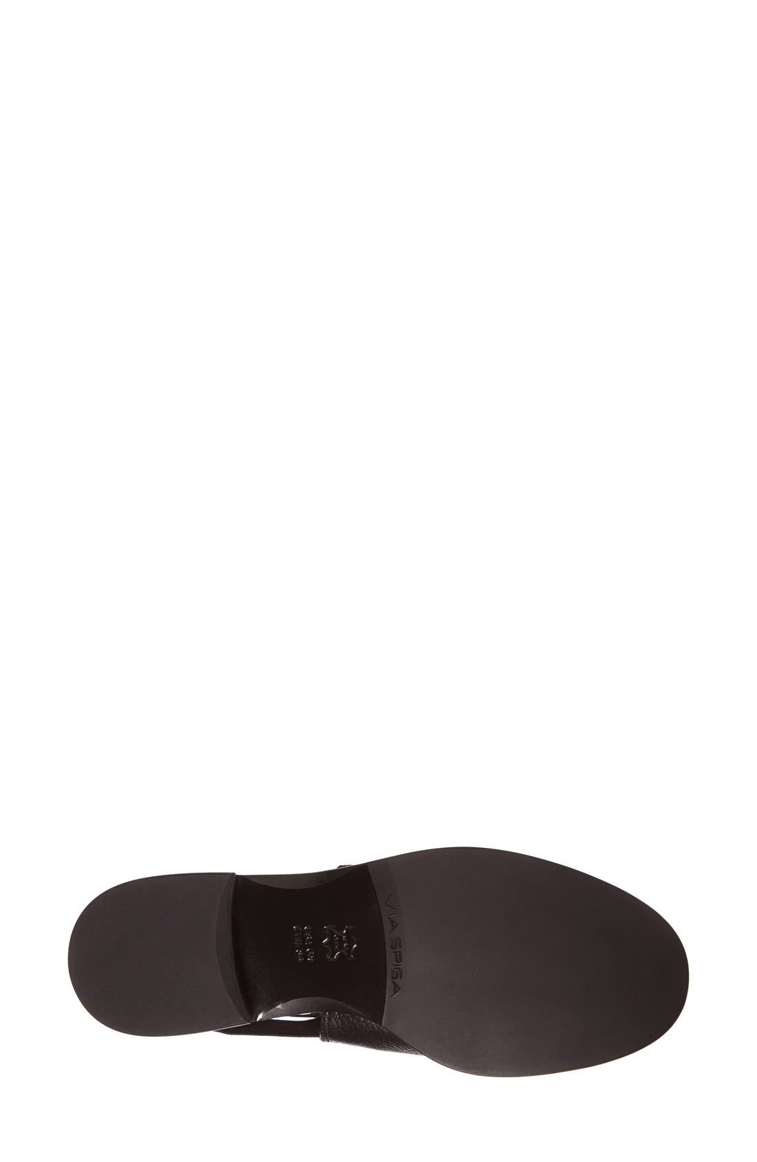 'Birna' Short Boot, Alternate, color, BLACK
