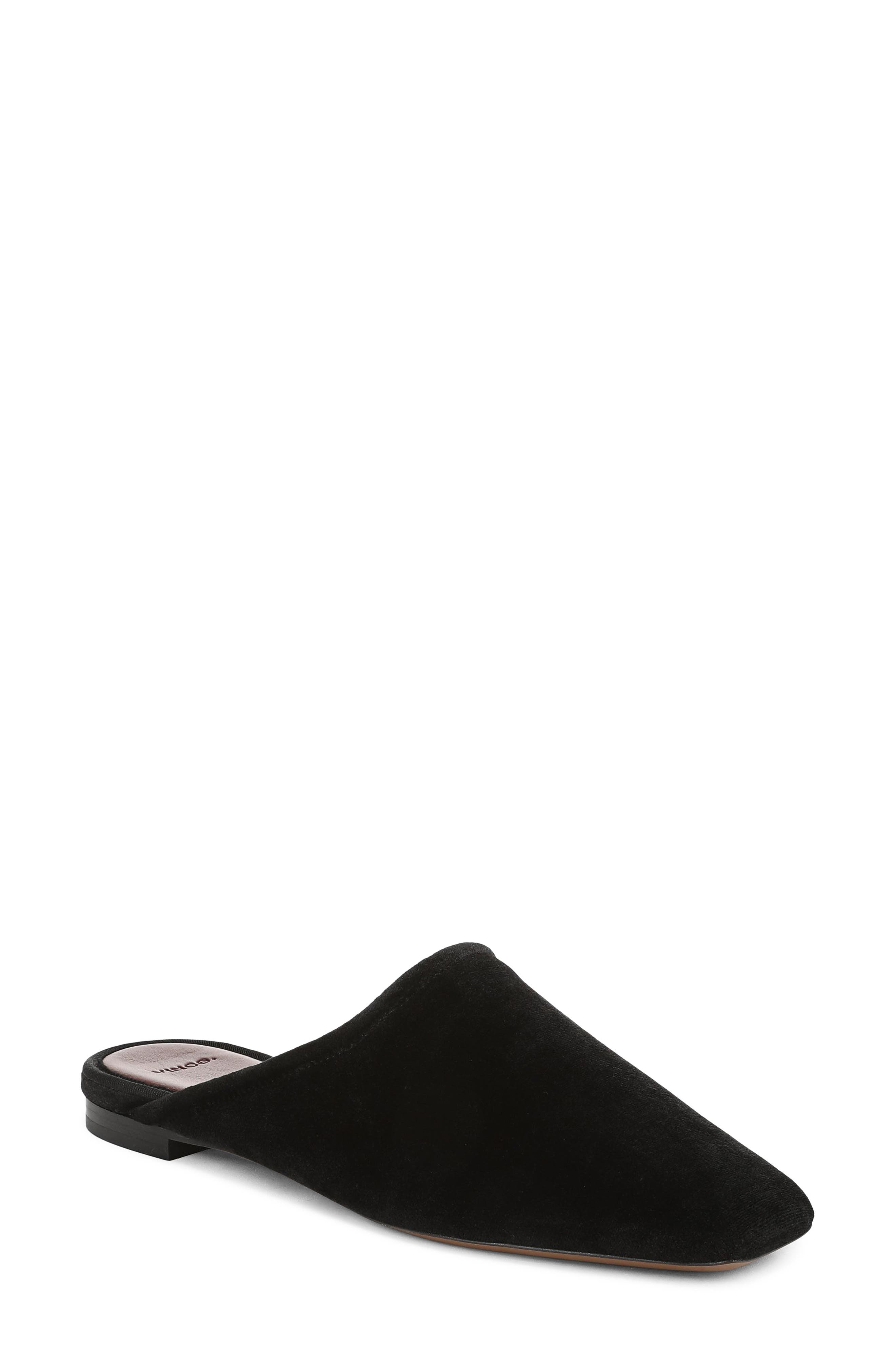 Dakota II Flat Mule, Main, color, BLACK