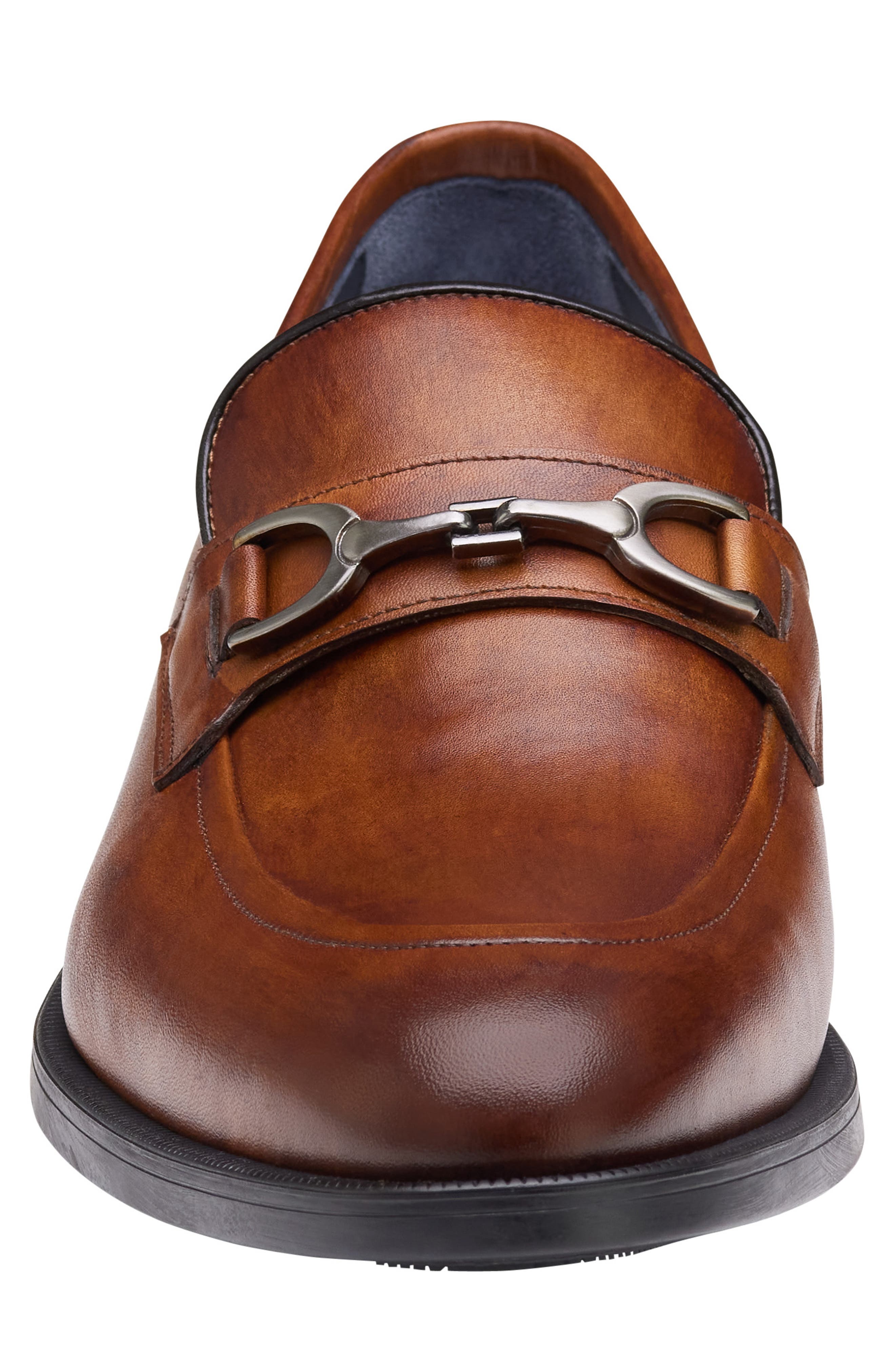Johnston & Murphy Flynch Bit Loafer, Alternate, color, Tan Italian Calfskin