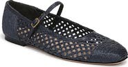 Veronica Beard Ellie Raffia Mary Jane Flat