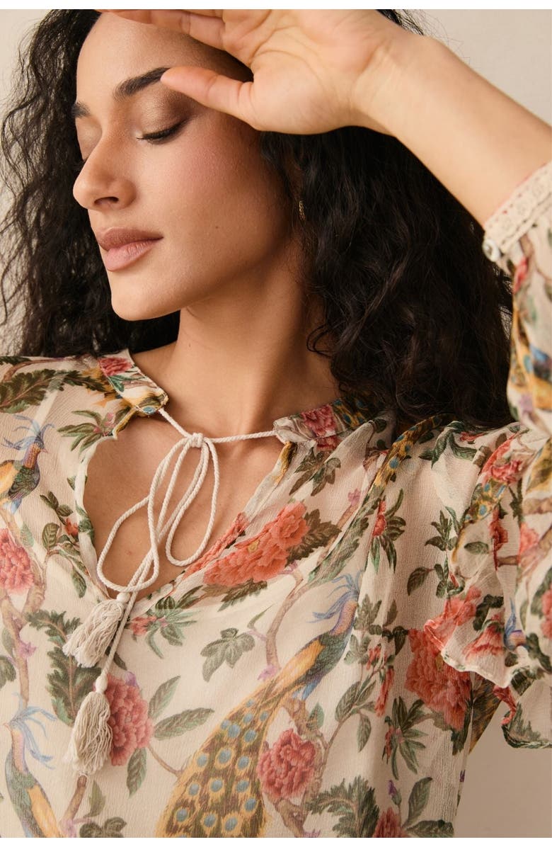 RAISHMA Renee Cream Shirt, Alternate, color, Cream