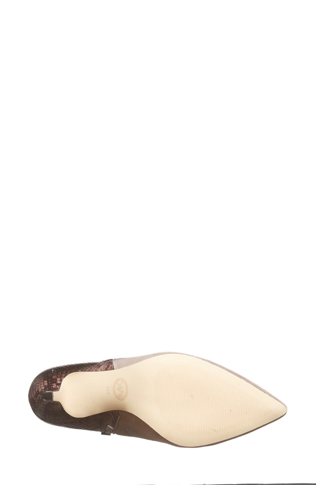 'Clara' Bootie (Nordstrom Exclusive), Alternate, color, CINDER SUEDE