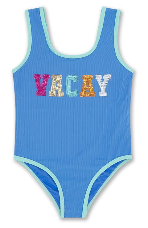 Kids' Wave Break One-Piece Swimsuit (Toddler)