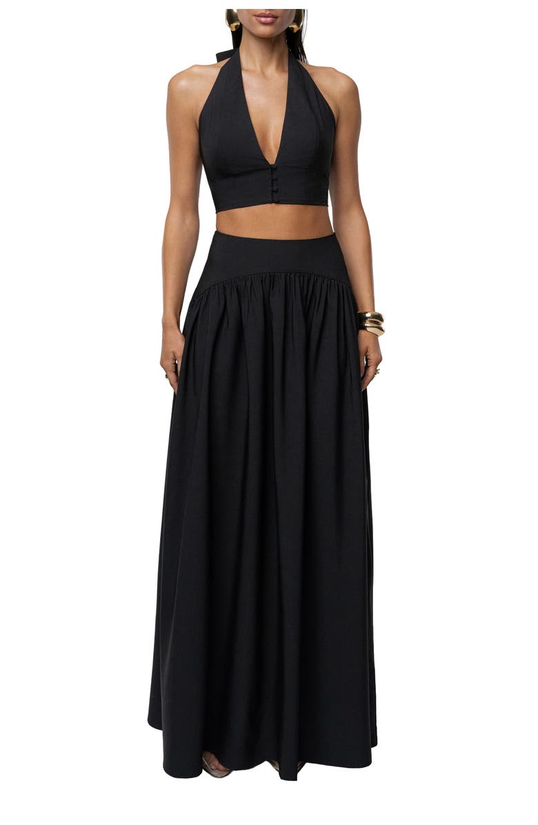 JLUXLABEL Haven Skirt Set, Main, color, Black