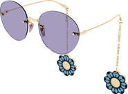 Gucci 60mm Square Sunglasses
